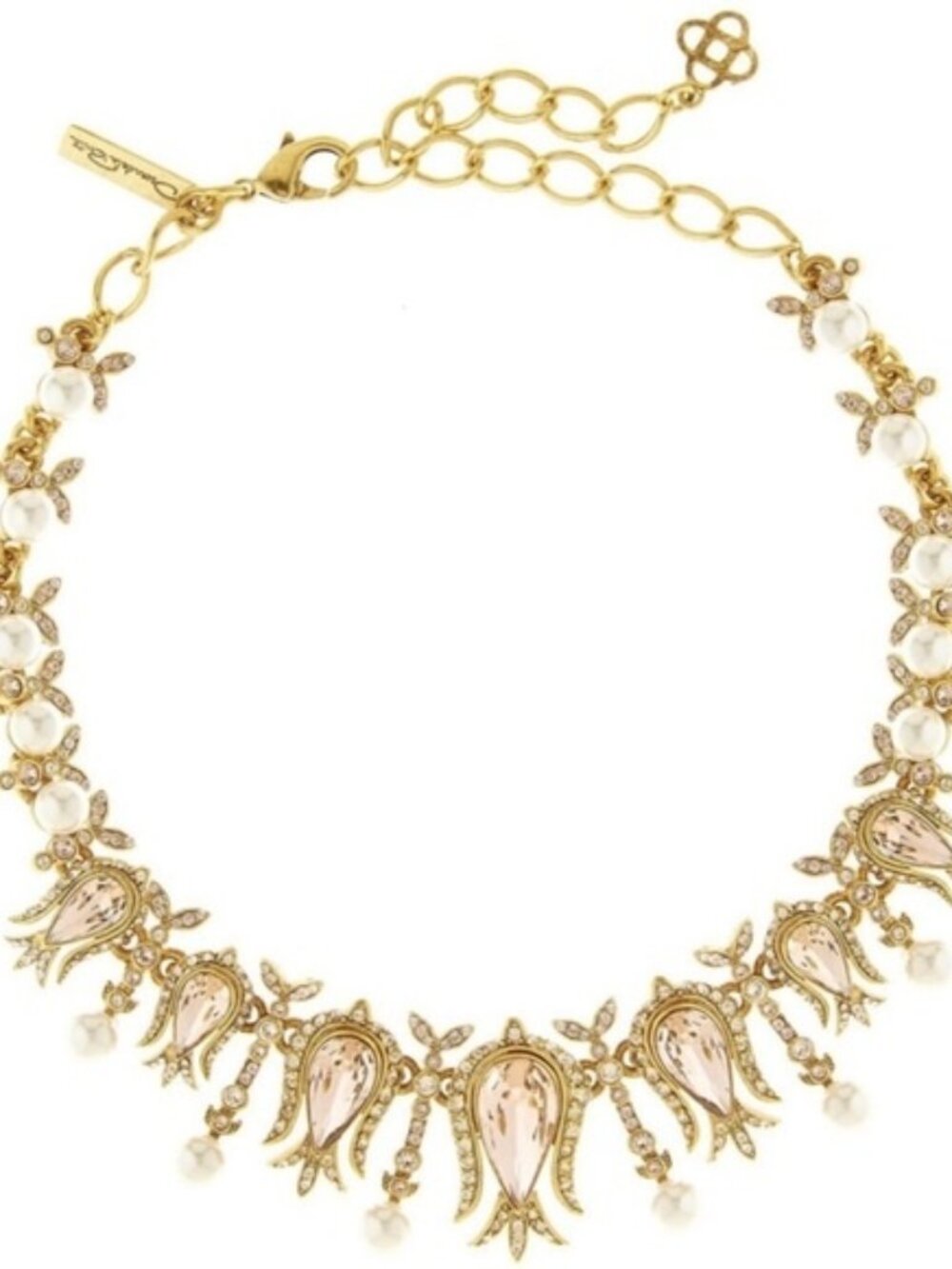 Rare! Oscar de la Renta Tulip Necklace